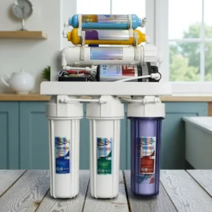 Safe Water 600 GPD 7 Stage RO Water Filter for Home & Family Use – With Stand & Gauge (Made In Vietnam)